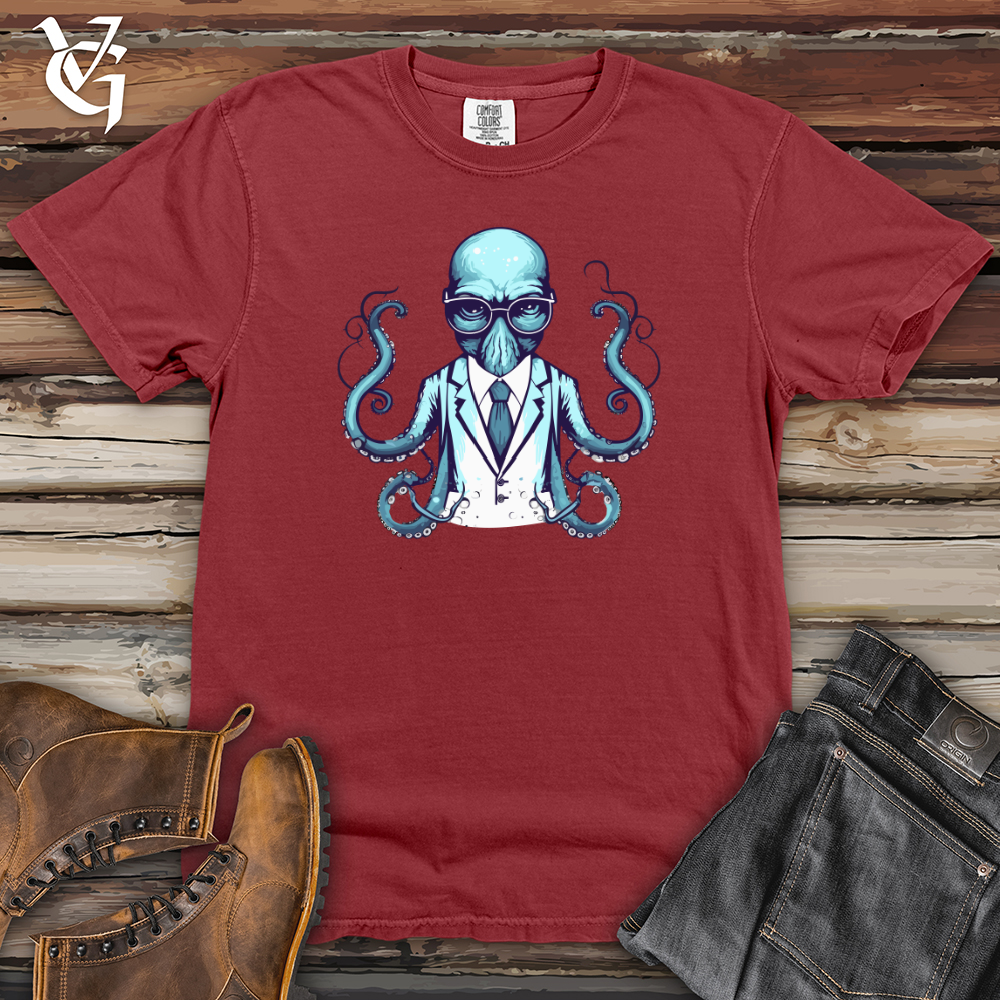 Viking Goods Analytical Octopus Heavy Cotton Comfort Colors Tee Brick / L