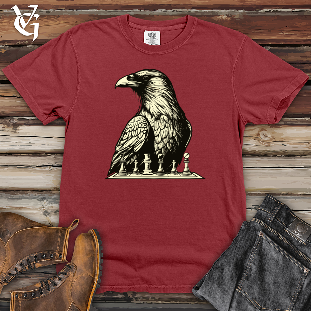 Viking Goods Chess Concentration Raven Heavy Cotton Comfort Colors Tee Brick / L