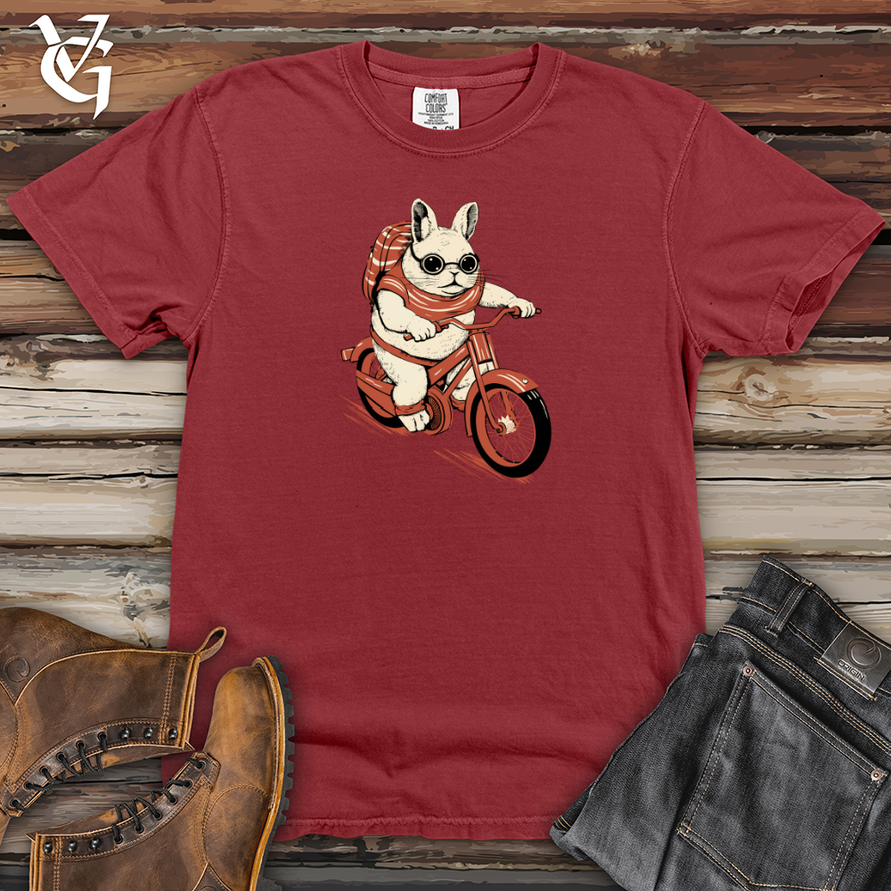 Viking Goods Chinchilla Pedal Power Cozy Ride Heavy Cotton Comfort Colors Tee Brick / L