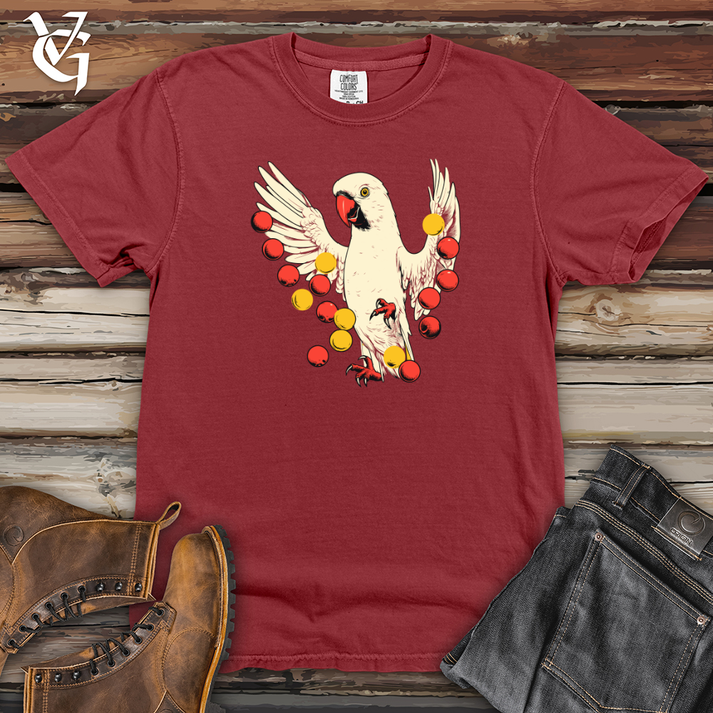 Viking Goods Cockatoo Circus Juggler Heavy Cotton Comfort Colors Tee Brick / L