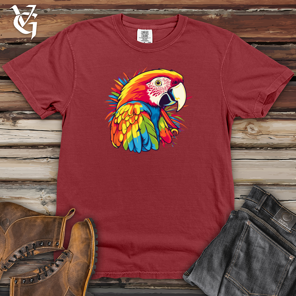 Viking Goods Colorful Melody Parrot Heavy Cotton Comfort Colors Tee Brick / L