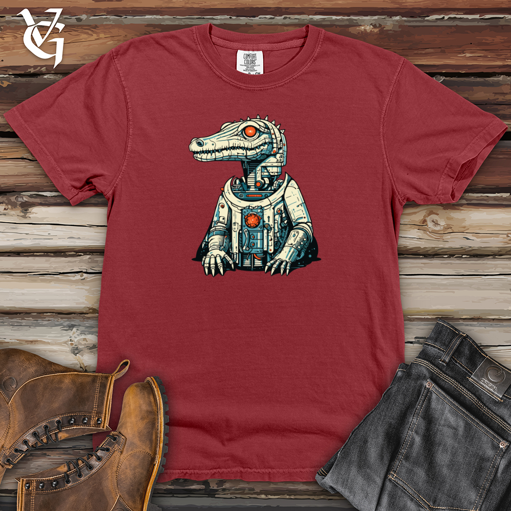 Viking Goods Cyber Dinosaur Revolution Heavy Cotton Comfort Colors Tee Brick / L