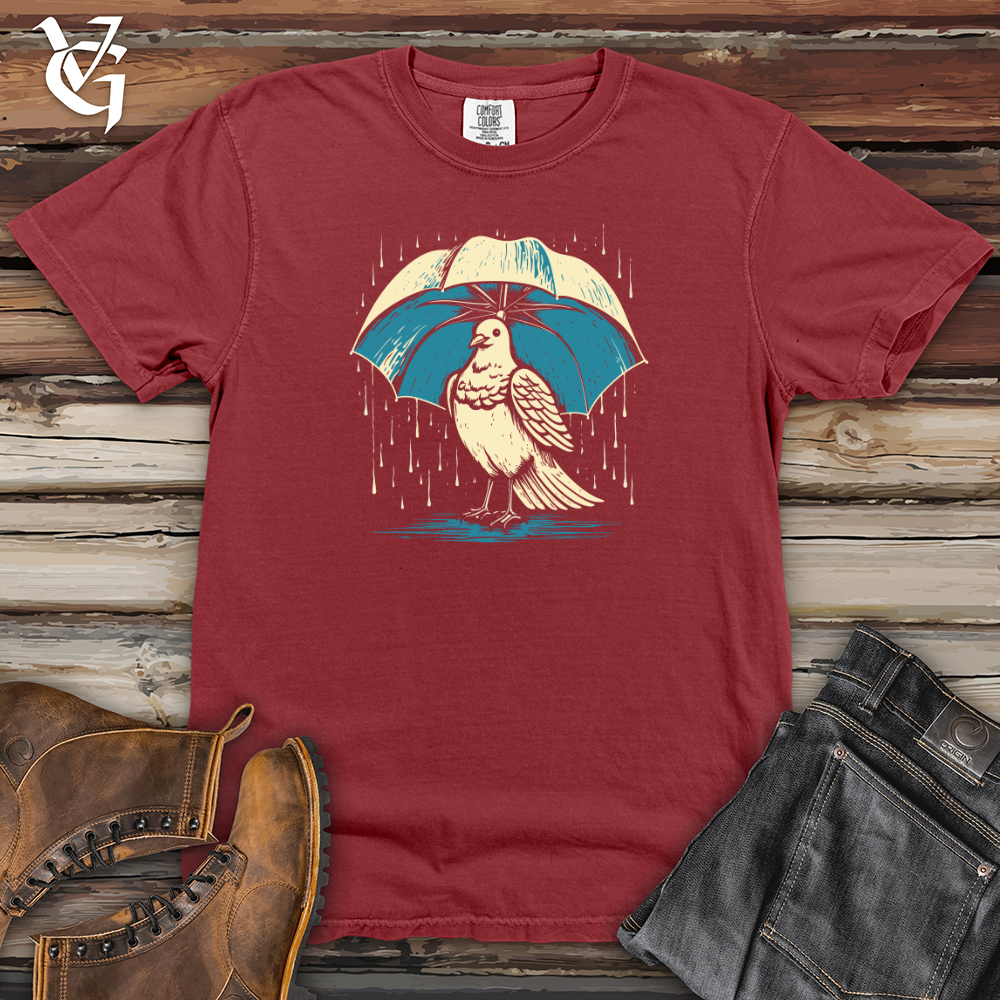 Viking Goods Dove In The Rain Heavy Cotton Comfort Colors Tee Brick / L