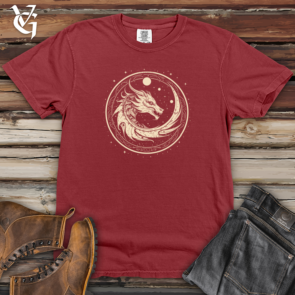 Viking Goods Dragon Celestial Cycle Heavy Cotton Comfort Colors Tee Brick / L