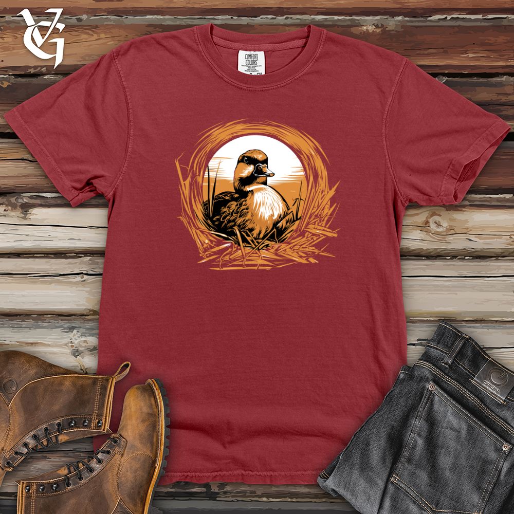 Viking Goods Duck Blind Blend In Heavy Cotton Comfort Colors Tee Brick / L