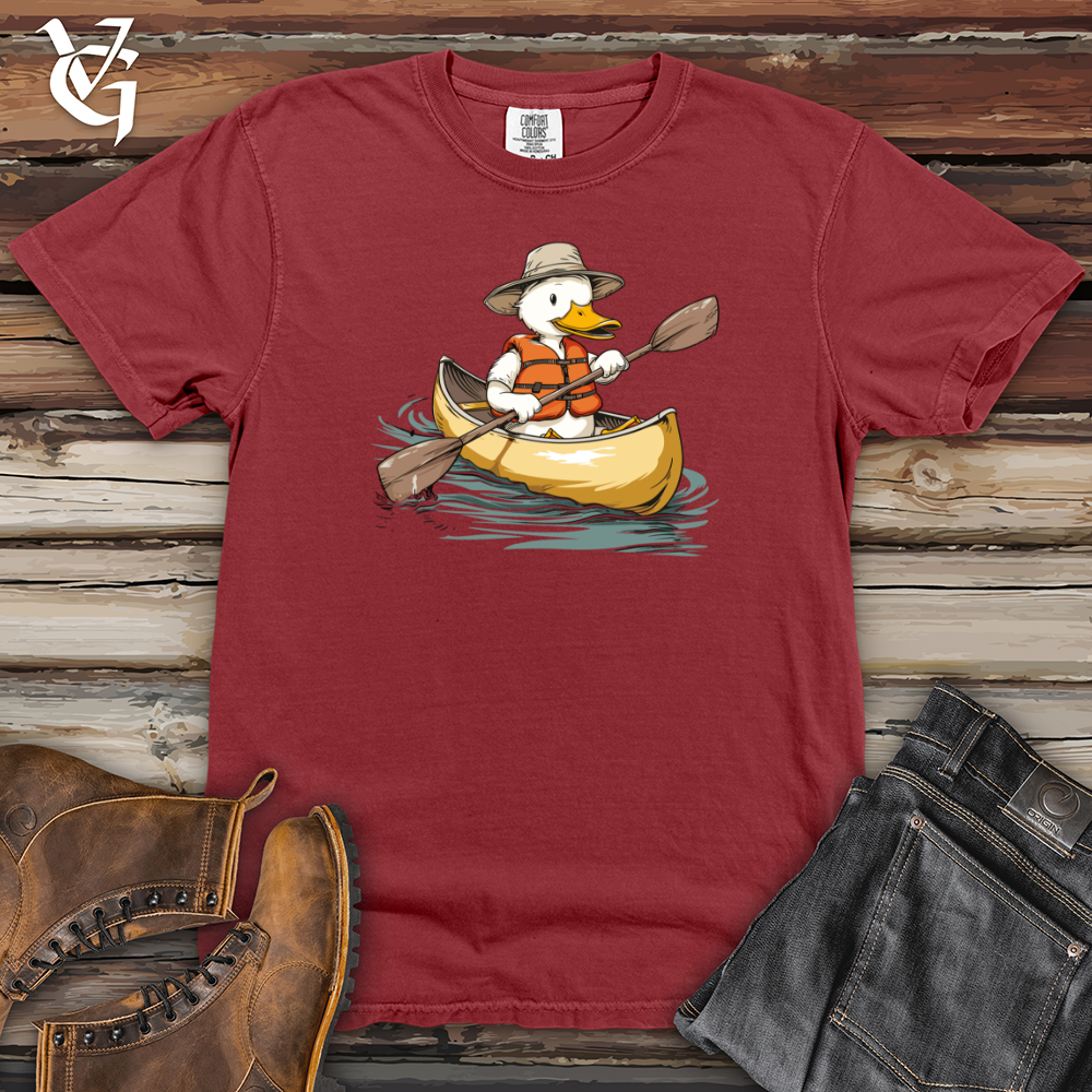 Viking Goods Duck Canoe Adventure Heavy Cotton Comfort Colors Tee Brick / L