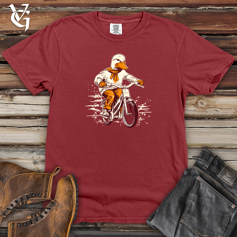 Viking Goods Duck Feather Flight Cycle Stroll Heavy Cotton Comfort Colors Tee Brick / L