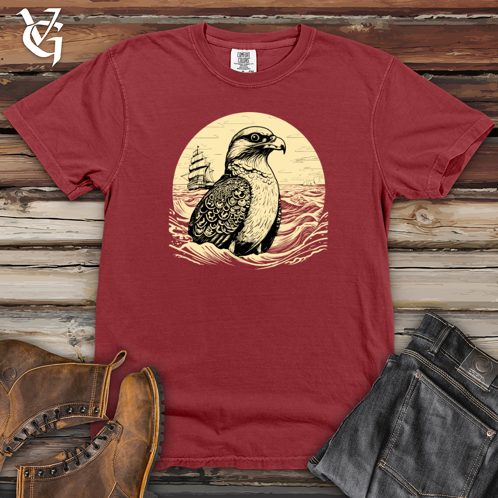 Viking Goods Eagle Nautical Voyage Heavy Cotton Comfort Colors Tee Brick / L