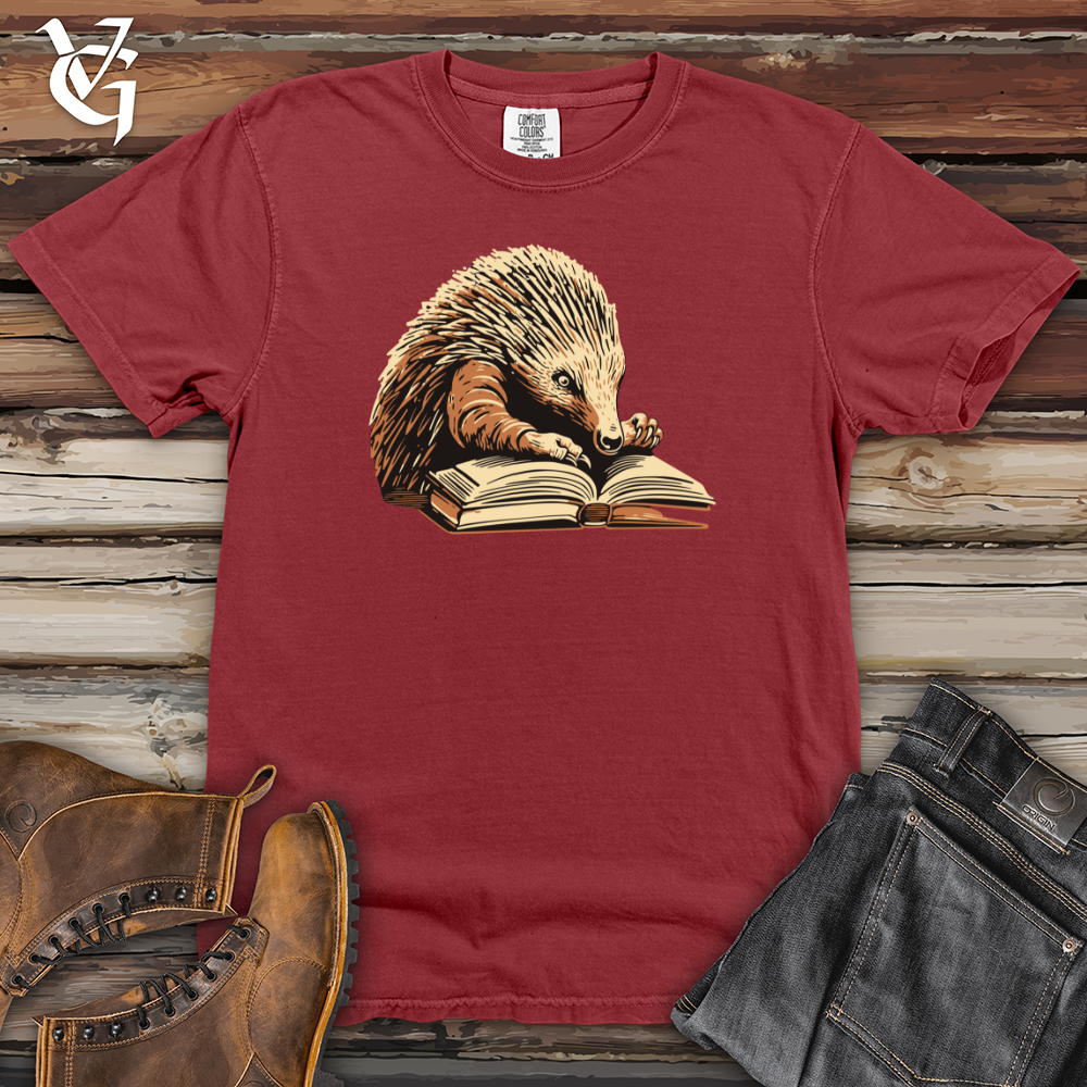 Viking Goods Echidna Book Nook Heavy Cotton Comfort Colors Tee Brick / L