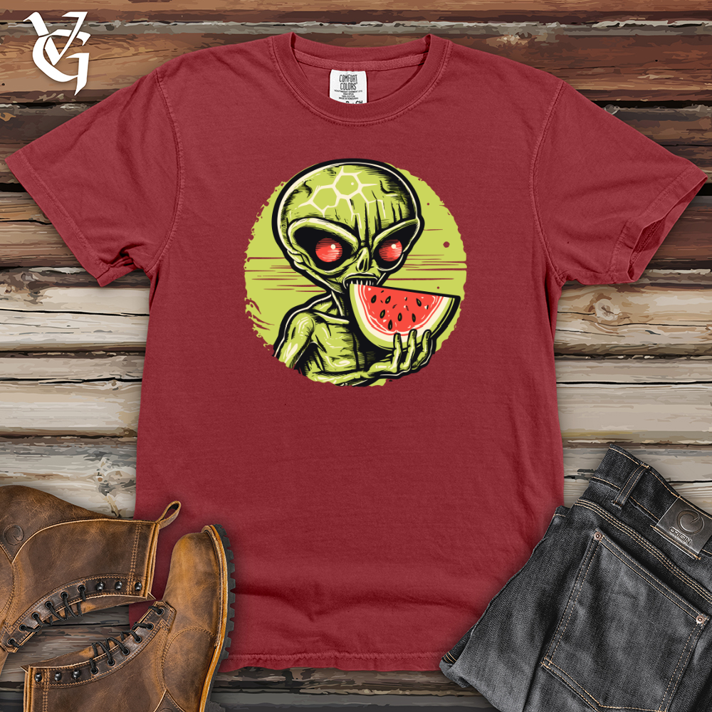 Viking Goods Extraterrestrial Melon Munch Heavy Cotton Comfort Colors Tee Brick / L