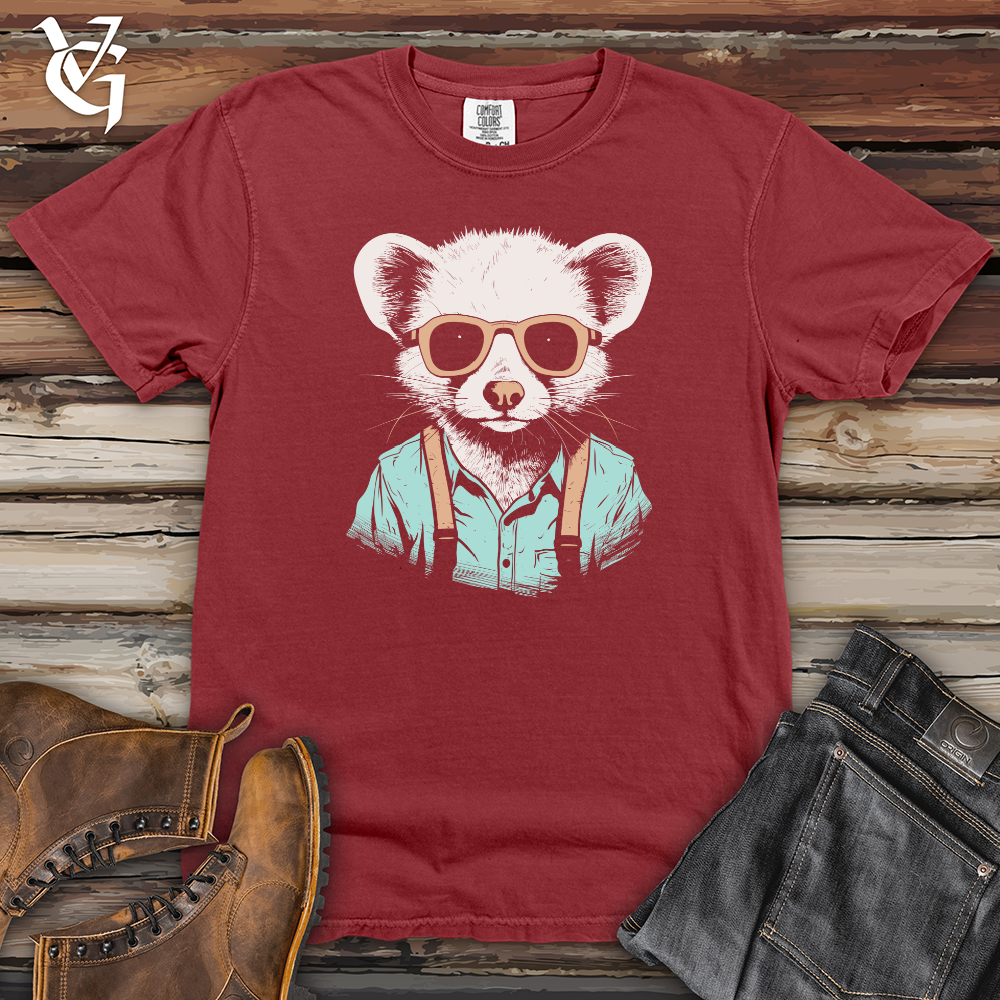 Viking Goods Ferret Fashion Heavy Cotton Comfort Colors Tee Brick / L