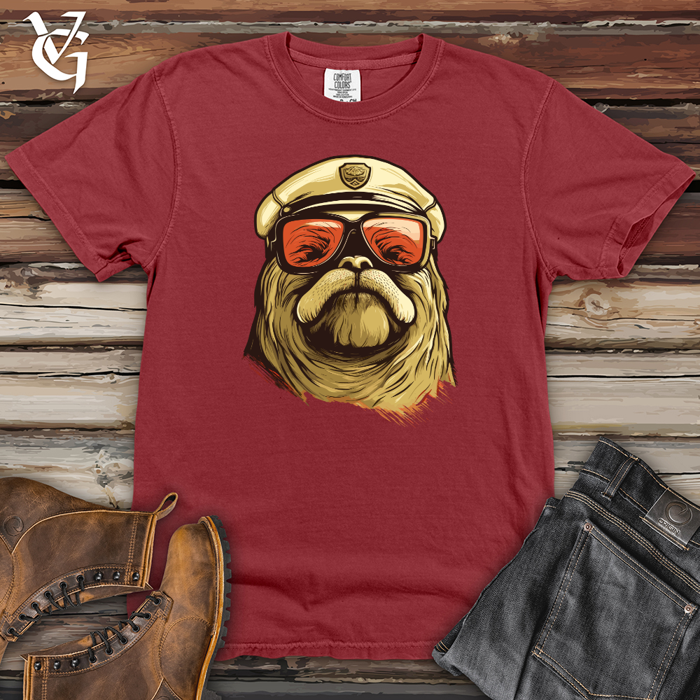 Viking Goods First Responder Walrus Rescue Heavy Cotton Comfort Colors Tee Brick / L