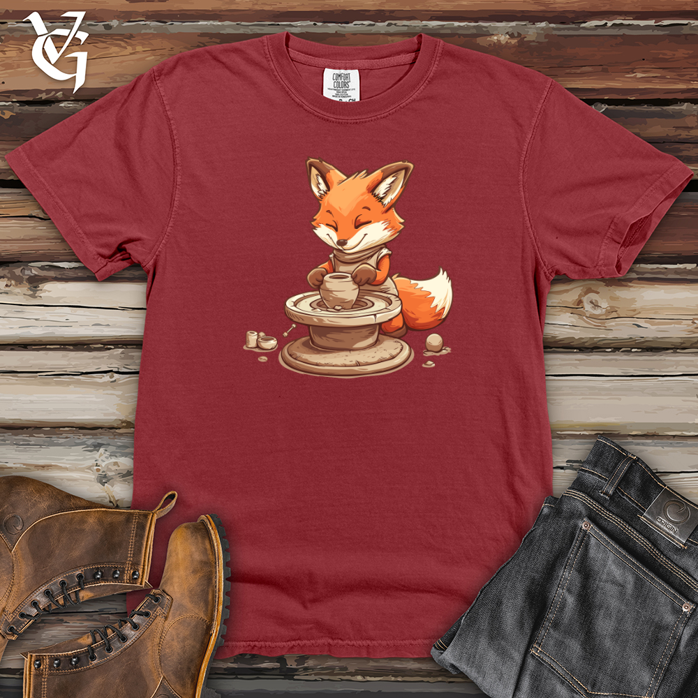 Viking Goods Fox Potter Craft Heavy Cotton Comfort Colors Tee Brick / L