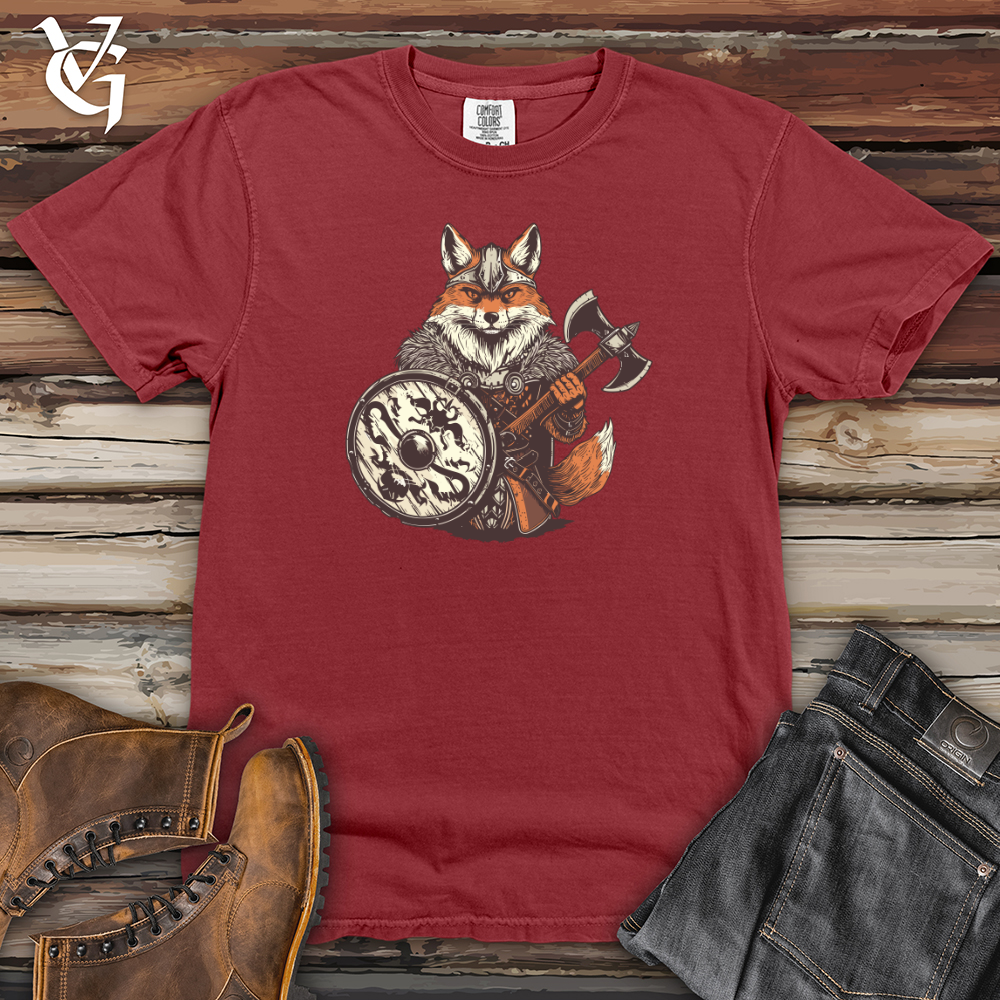 Viking Goods Fox Viking Courage Heavy Cotton Comfort Colors Tee Brick / L