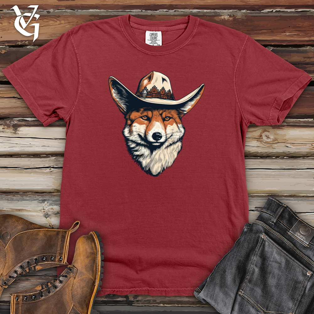 Viking Goods Fox Western Wanderer Heavy Cotton Comfort Colors Tee Brick / L
