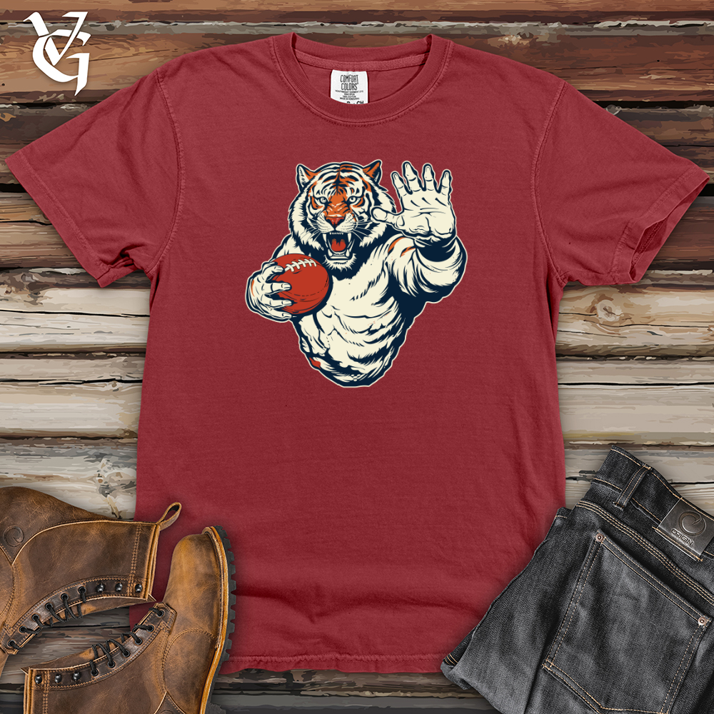 Viking Goods Gridiron Tiger Heavy Cotton Comfort Colors Tee Brick / L