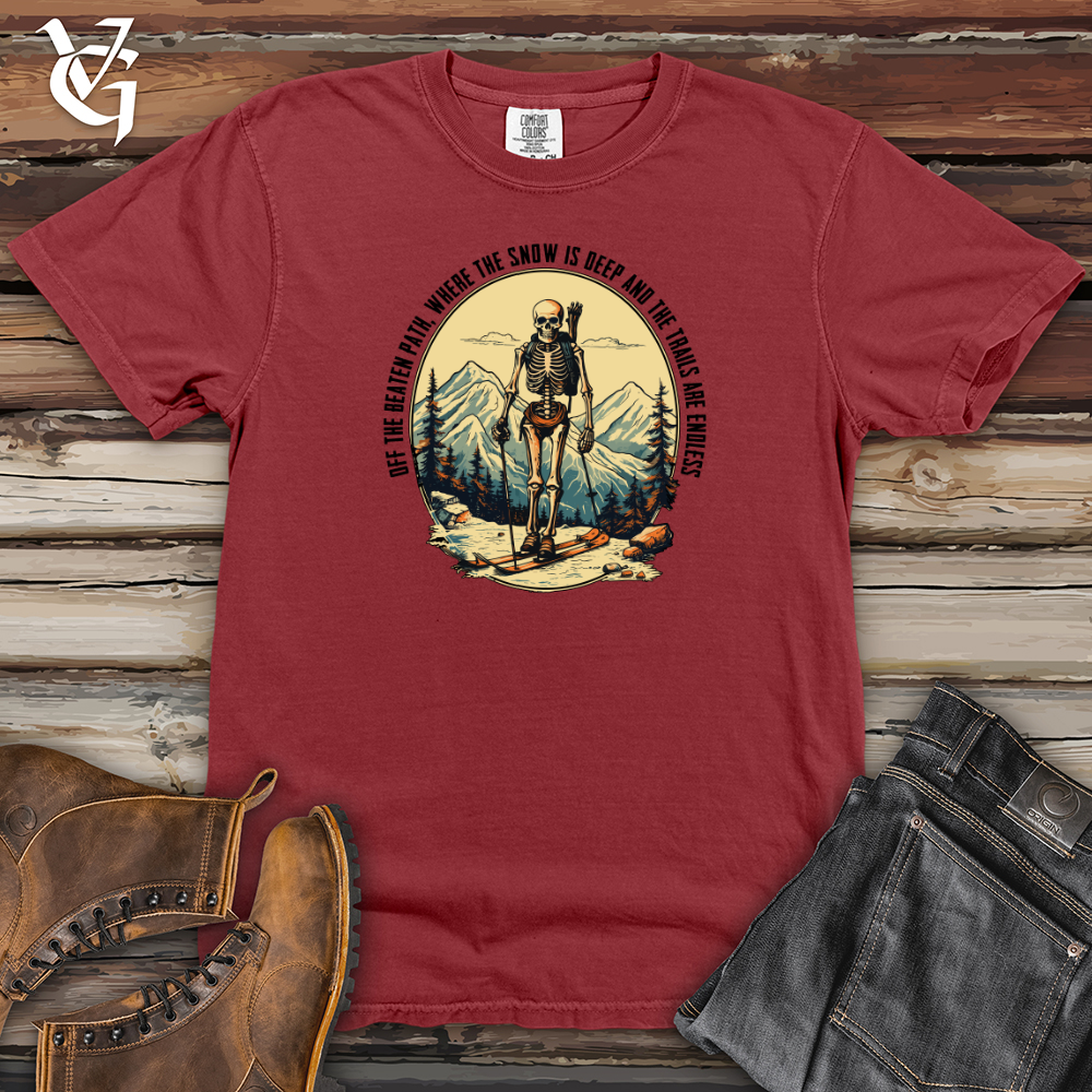 Viking Goods Grunge Snowshoe Stroll Heavy Cotton Comfort Colors Tee Brick / L