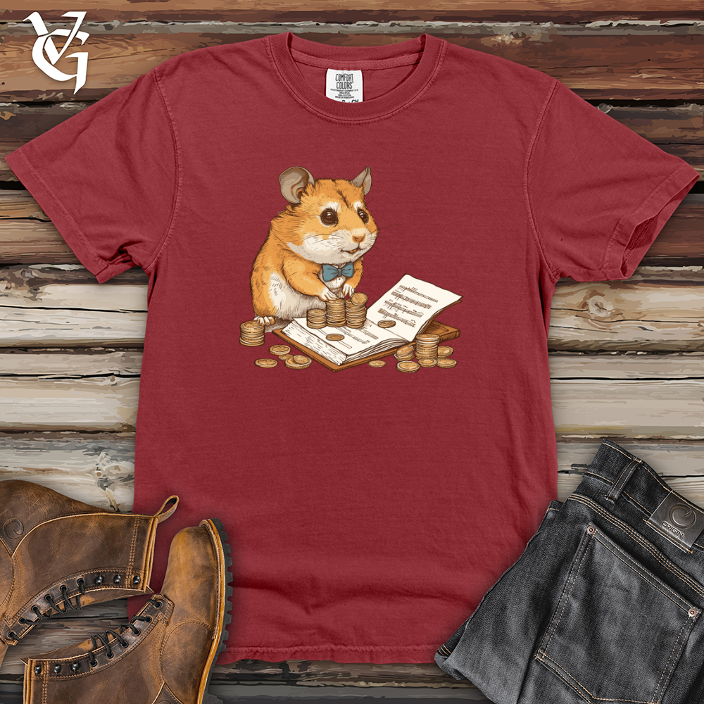 Viking Goods Hamster Finance Manager Heavy Cotton Comfort Colors Tee Brick / L