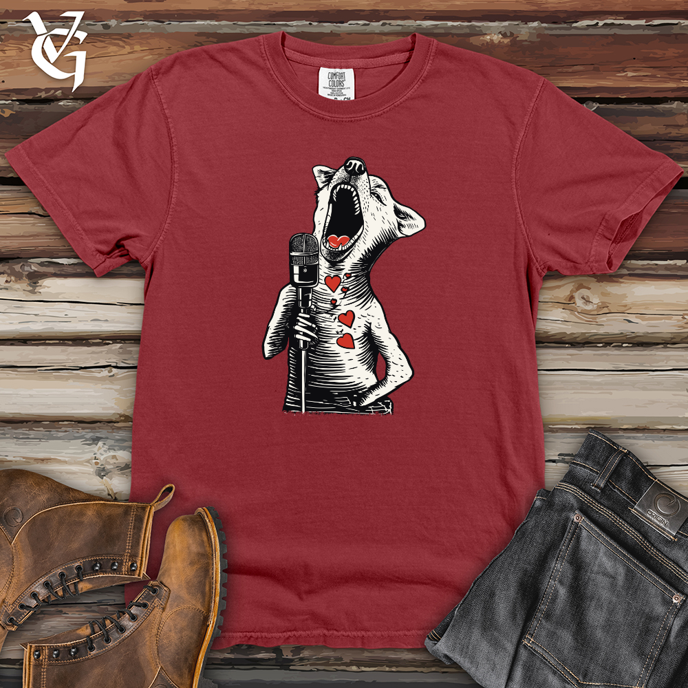 Viking Goods Hyena Serenade Heavy Cotton Comfort Colors Tee Brick / L