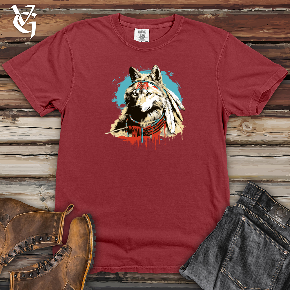 Viking Goods Inky Howl Heavy Cotton Comfort Colors Tee Brick / L