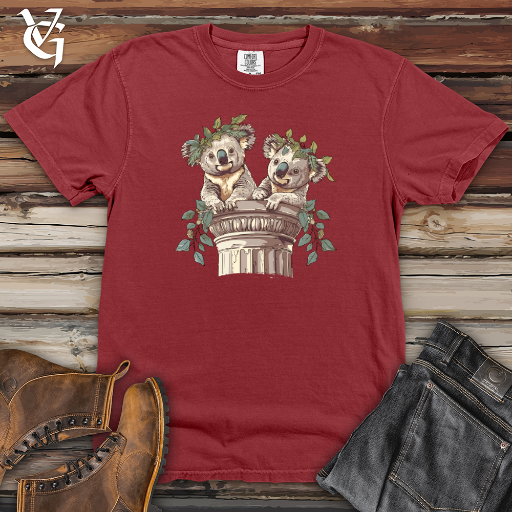 Viking Goods Koala Laurel Twins Heavy Cotton Comfort Colors Tee Brick / L