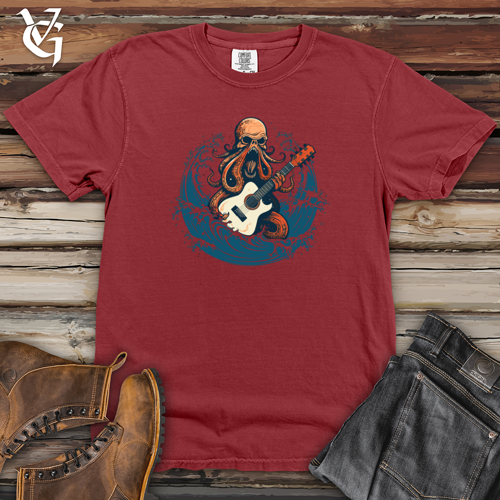 Viking Goods Kraken Strings Heavy Cotton Comfort Colors Tee Brick / L