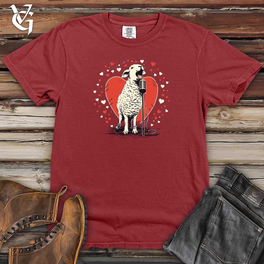 Viking Goods Lamb Love Ballad Heavy Cotton Comfort Colors Tee Brick / L
