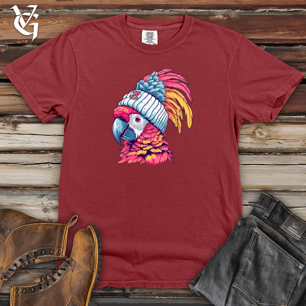 Viking Goods Macaw Winter Fashion Heavy Cotton Comfort Colors Tee Brick / L