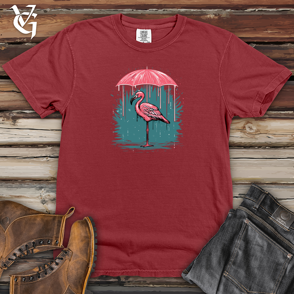 Viking Goods Majestic Rainfall Flamingo Heavy Cotton Comfort Colors Tee Brick / L
