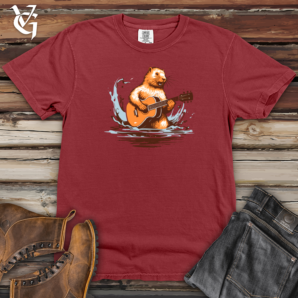 Viking Goods Melody Carving Beaver Heavy Cotton Comfort Colors Tee Brick / L