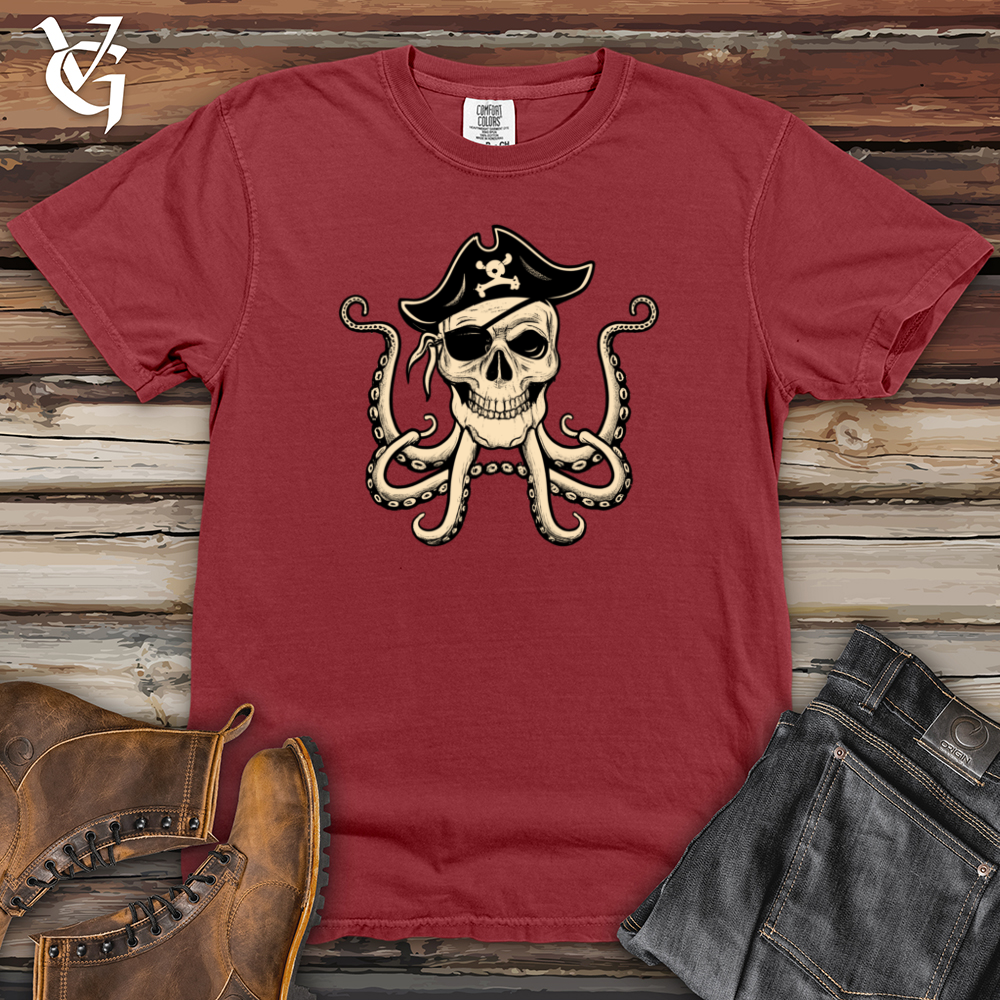 Viking Goods Octopus Pirate Heavy Cotton Comfort Colors Tee Brick / L