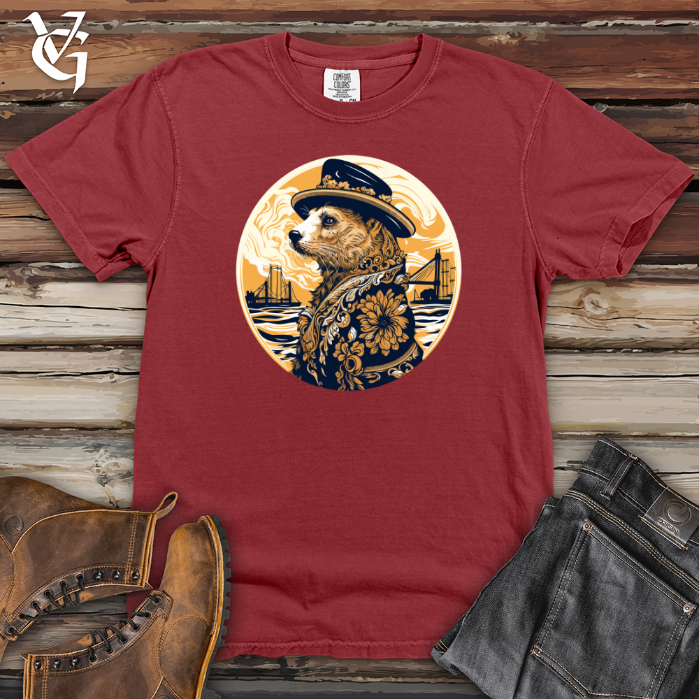 Viking Goods Otter Nautical Elegance Heavy Cotton Comfort Colors Tee Brick / L