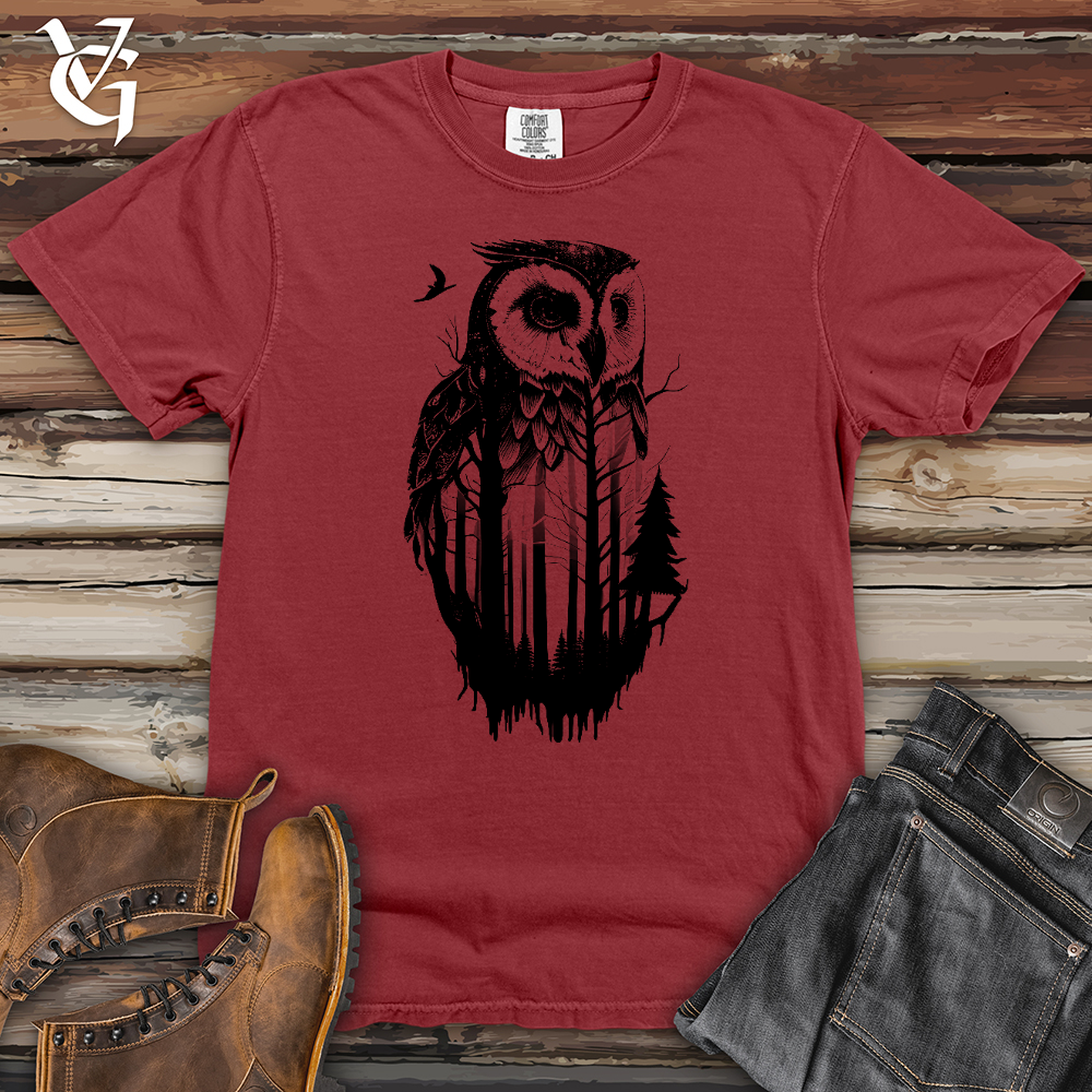 Viking Goods Owl Soul Heavy Cotton Comfort Colors Tee Brick / L
