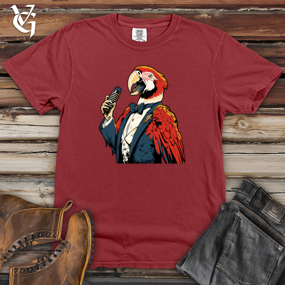 Viking Goods Parrot Crooner Spotlight Heavy Cotton Comfort Colors Tee Brick / L