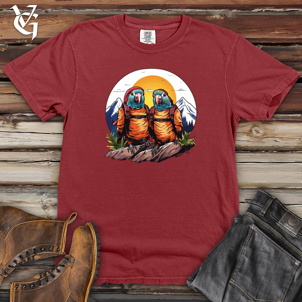 Viking Goods Parrot Hikers Adventure Heavy Cotton Comfort Colors Tee Brick / L