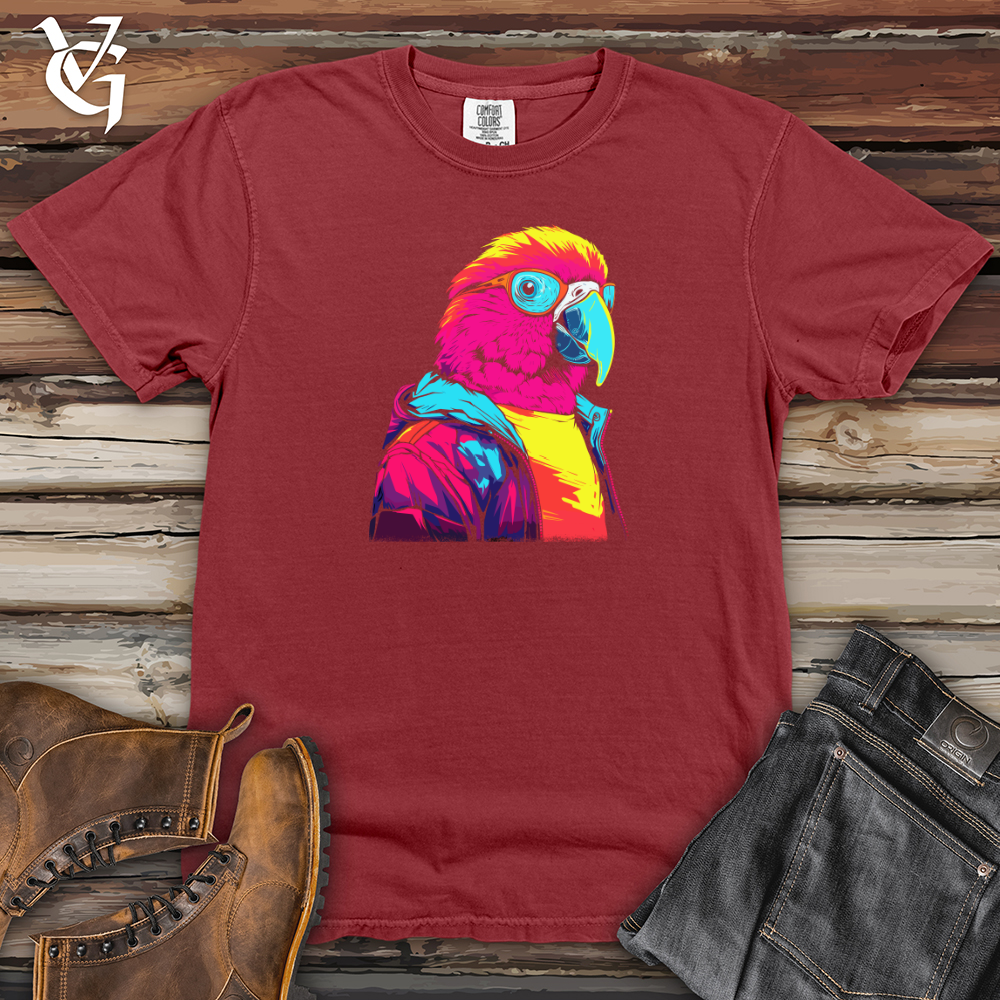 Viking Goods Parrot Neon Swag Heavy Cotton Comfort Colors Tee Brick / L