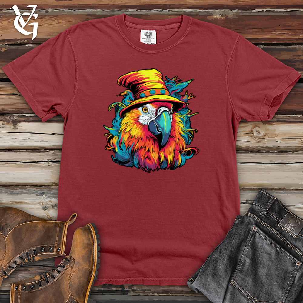 Viking Goods Parrot Top Hat Magic Heavy Cotton Comfort Colors Tee Brick / L