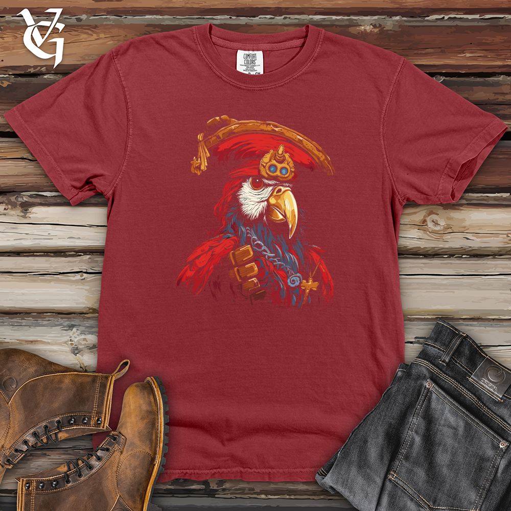 Viking Goods Pirate Eagle Outlaw Heavy Cotton Comfort Colors Tee Brick / L