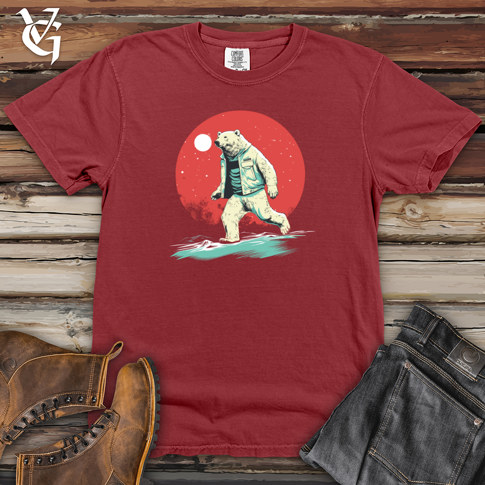 Viking Goods Polar Bear Nightwalk Heavy Cotton Comfort Colors Tee Brick / L