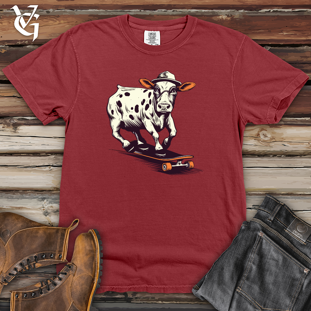 Viking Goods Radical Bovine Skater Heavy Cotton Comfort Colors Tee Brick / L