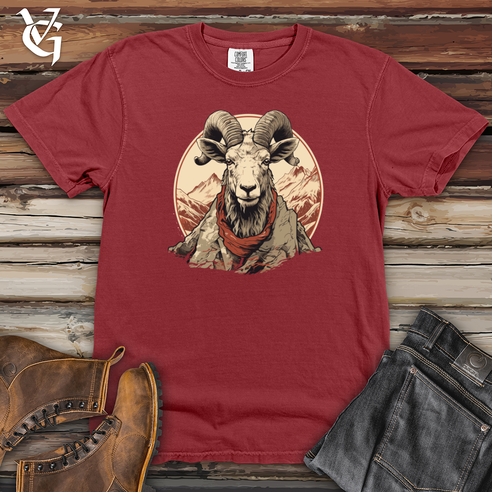 Viking Goods Ram Mountaineer Spirit Heavy Cotton Comfort Colors Tee Brick / L