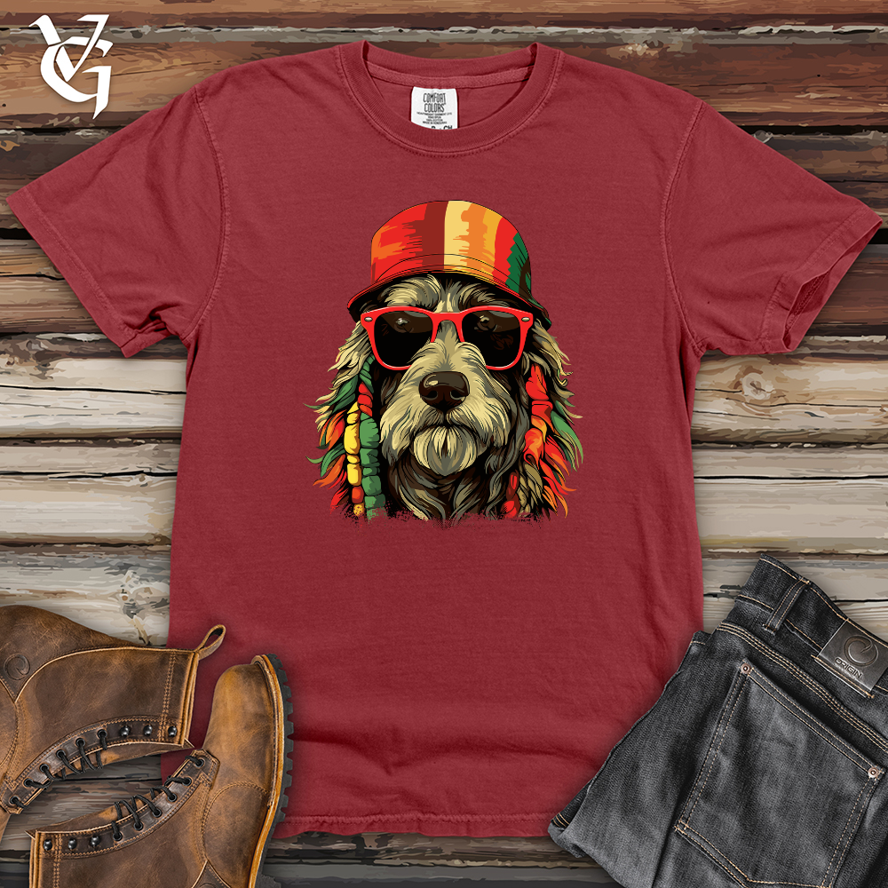 Viking Goods Reggae Pooch Vibes Heavy Cotton Comfort Colors Tee Brick / L