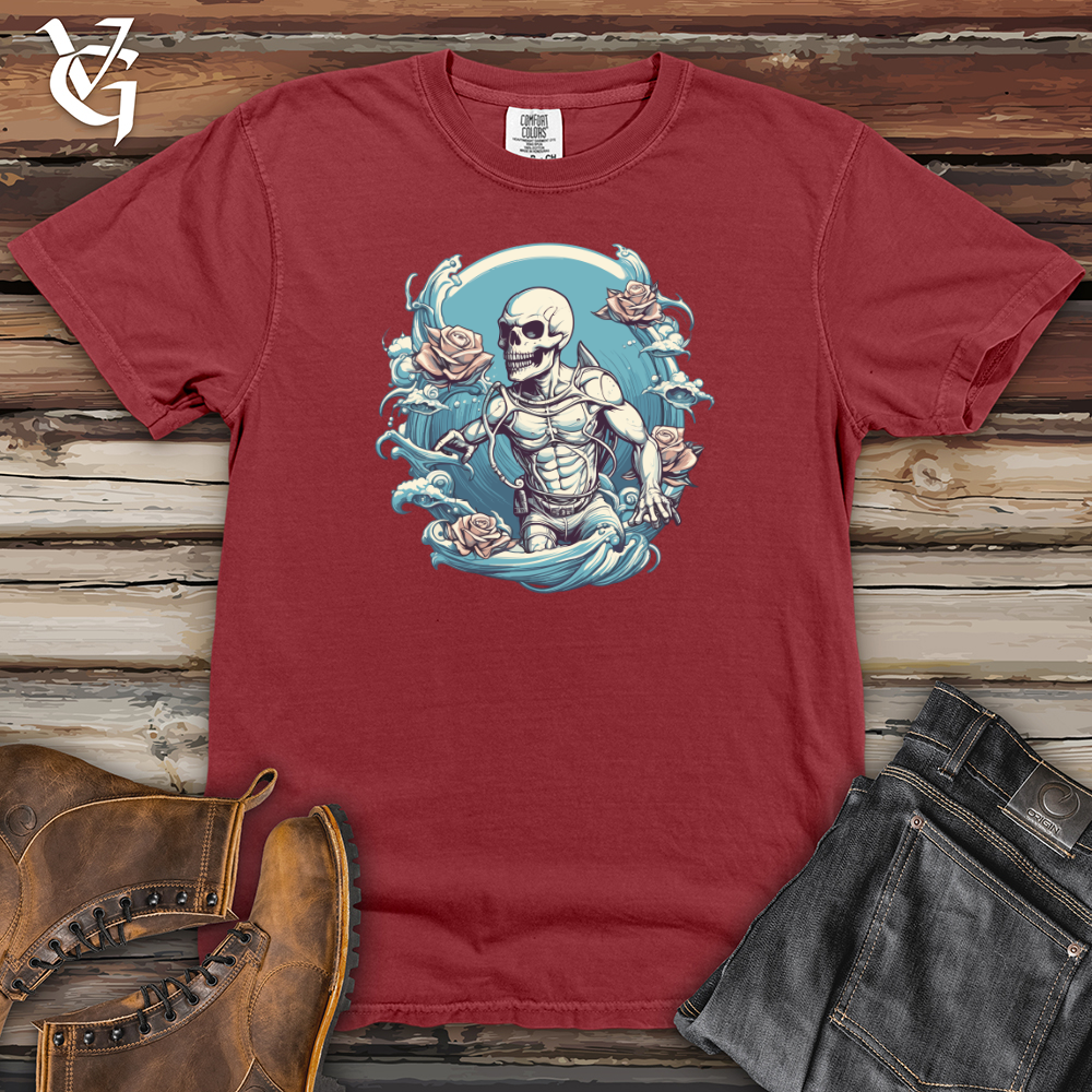 Viking Goods Retro Aquatic Thrillseeker Heavy Cotton Comfort Colors Tee Brick / L