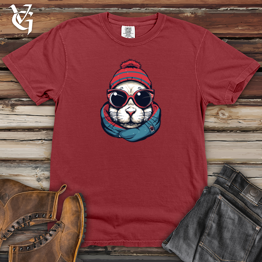 Viking Goods Retro Bunny Cap Heavy Cotton Comfort Colors Tee Brick / L