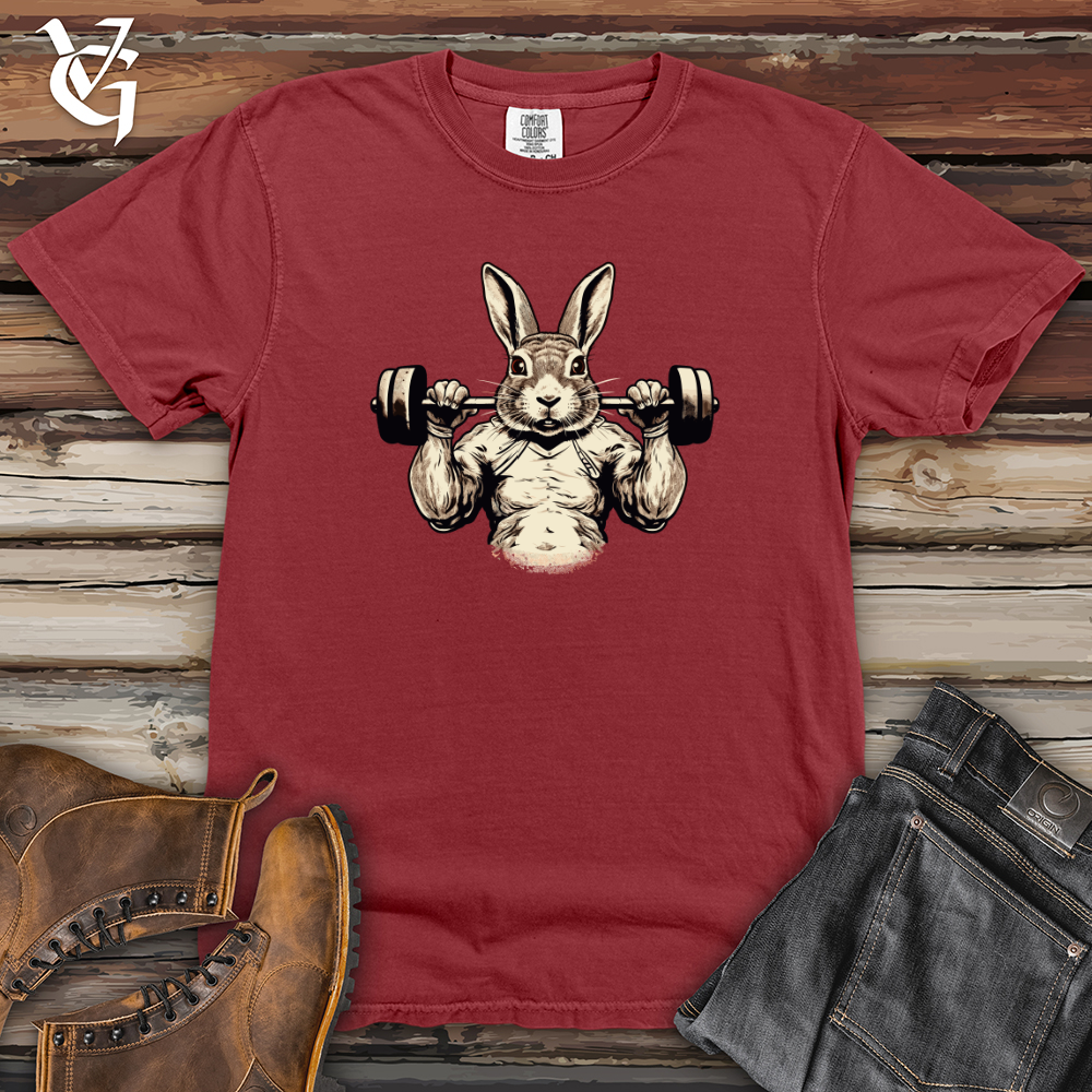 Viking Goods Retro Hare Power Heavy Cotton Comfort Colors Tee Brick / L