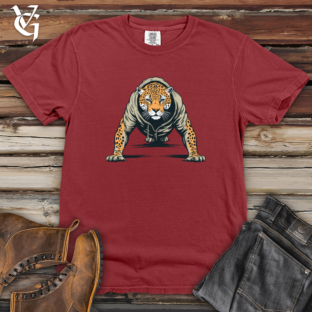 Viking Goods Retro Push Up Cheetah Heavy Cotton Comfort Colors Tee Brick / L