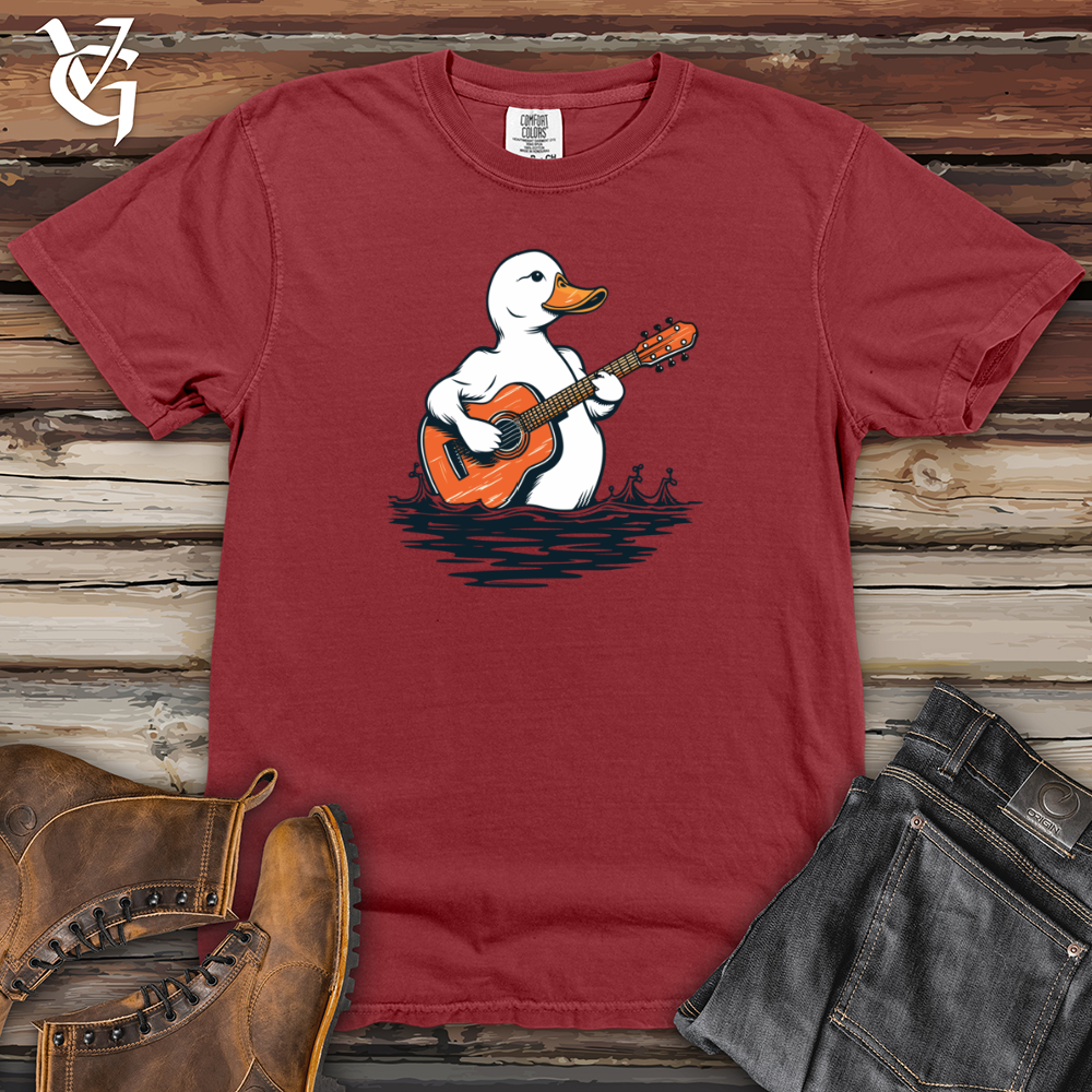 Viking Goods Retro Quackstrings 01 Heavy Cotton Comfort Colors Tee Brick / L