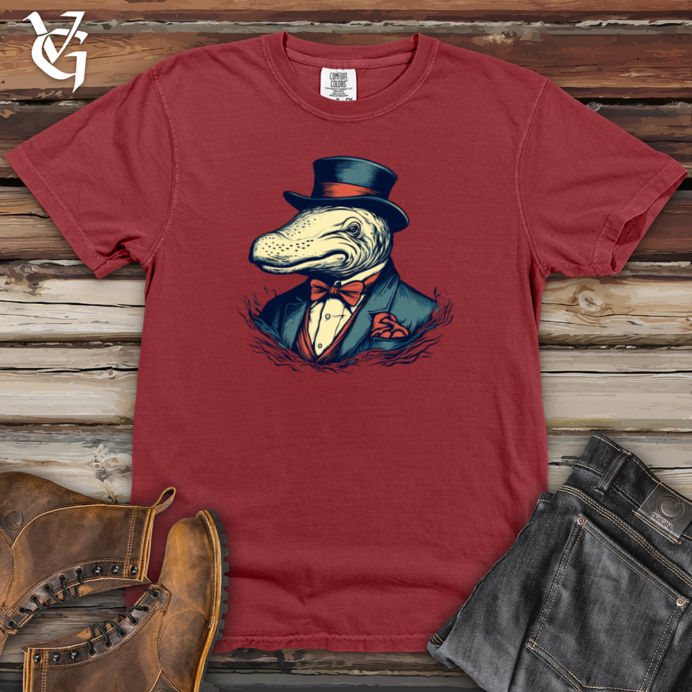 Viking Goods Retro Whaley Mobster Heavy Cotton Comfort Colors Tee Brick / L