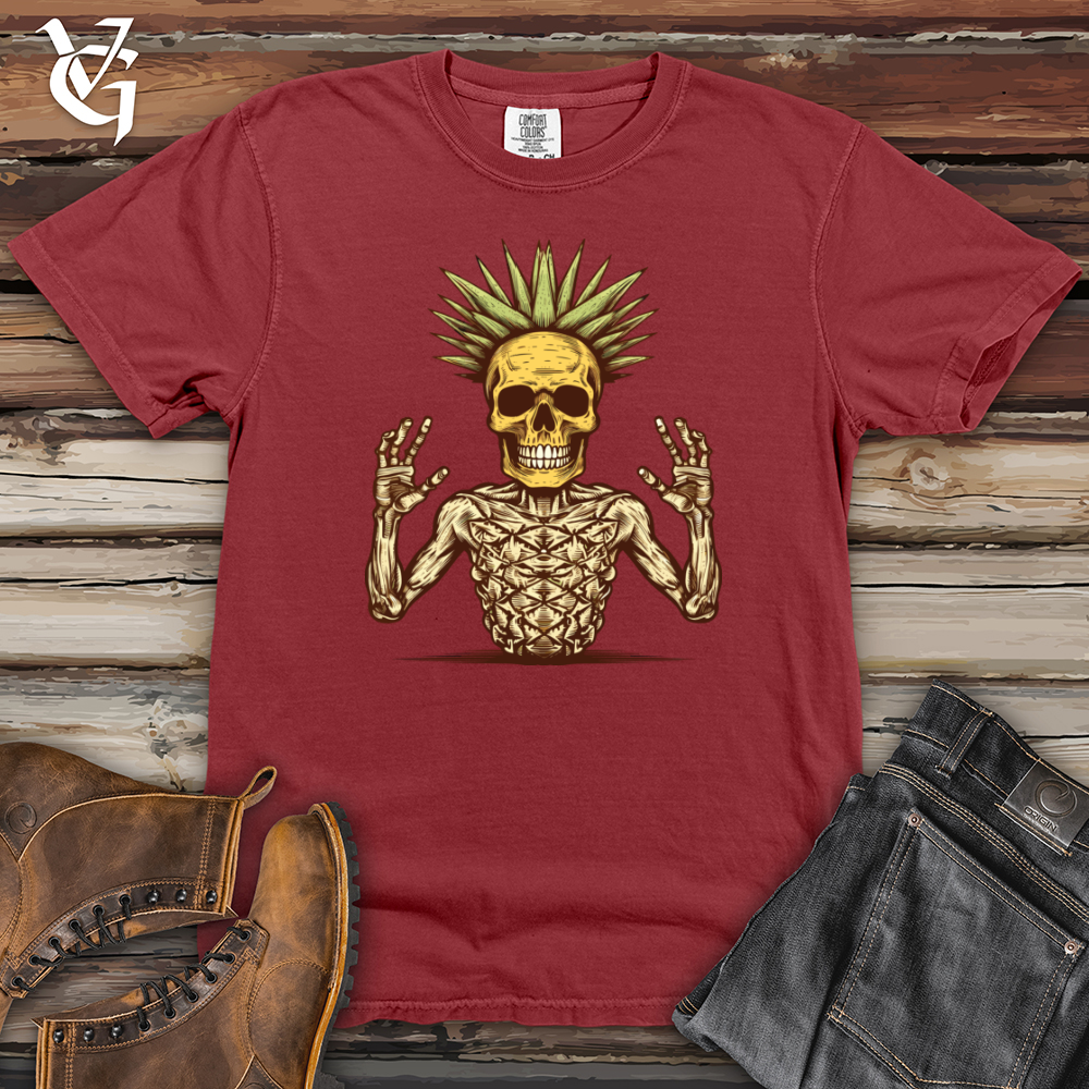 Viking Goods Retrowave Pineapple Poppin Heavy Cotton Comfort Colors Tee Brick / L
