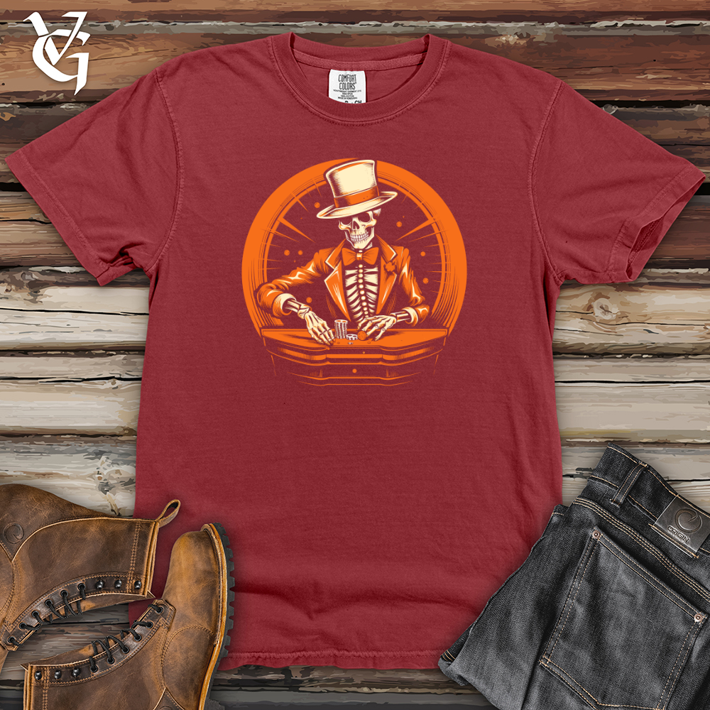 Viking Goods Risk Taking Orange Gambler Heavy Cotton Comfort Colors Tee Brick / L